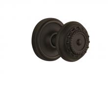 Nostalgic Warehouse 708420 - Nostalgic Warehouse Classic Rosette Passage Meadows Door Knob in Oil-Rubbed Bronze