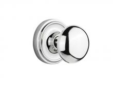 Nostalgic Warehouse 708432 - Nostalgic Warehouse Classic Rosette Passage New York Door Knob in Bright Chrome