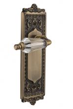 Nostalgic Warehouse 708952 - Nostalgic Warehouse Egg & Dart Plate Passage Parlor Lever in Antique Brass