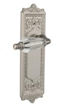 Nostalgic Warehouse 708956 - Nostalgic Warehouse Egg & Dart Plate Passage Parlor Lever in Satin Nickel