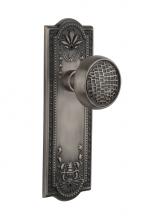 Nostalgic Warehouse 709034 - Nostalgic Warehouse Meadows Plate Passage Craftsman Door Knob in Antique Pewter