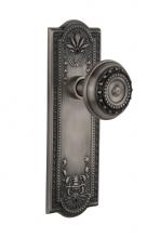 Nostalgic Warehouse 709095 - Nostalgic Warehouse Meadows Plate Passage Meadows Door Knob in Antique Pewter