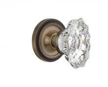 Nostalgic Warehouse 709608 - Nostalgic Warehouse Rope Rosette Passage Chateau Door Knob in Antique Brass