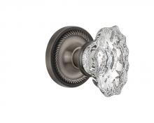 Nostalgic Warehouse 709609 - Nostalgic Warehouse Rope Rosette Passage Chateau Door Knob in Antique Pewter