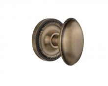 Nostalgic Warehouse 709644 - Nostalgic Warehouse Rope Rosette Passage Homestead Door Knob in Antique Brass