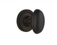 Nostalgic Warehouse 709647 - Nostalgic Warehouse Rope Rosette Passage Homestead Door Knob in Oil-Rubbed Bronze