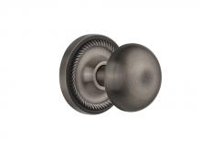 Nostalgic Warehouse 709665 - Nostalgic Warehouse Rope Rosette Passage New York Door Knob in Antique Pewter