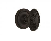 Nostalgic Warehouse 709714 - Nostalgic Warehouse Rope Rosette Passage Victorian Door Knob in Oil-Rubbed Bronze