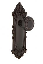 Nostalgic Warehouse 709899 - Nostalgic Warehouse Victorian Plate Passage Deco Door Knob in Timeless Bronze