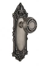 Nostalgic Warehouse 709923 - Nostalgic Warehouse Victorian Plate Passage Mission Door Knob in Antique Pewter