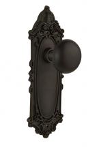 Nostalgic Warehouse 709929 - Nostalgic Warehouse Victorian Plate Passage New York Door Knob in Oil-Rubbed Bronze