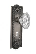 Nostalgic Warehouse 711106 - Nostalgic Warehouse Meadows Plate with Keyhole Passage Chateau Door Knob in Antique Pewter