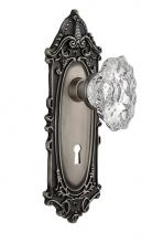 Nostalgic Warehouse 712594 - Nostalgic Warehouse Victorian Plate with Keyhole Passage Chateau Door Knob in Antique Pewter