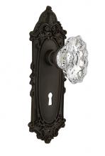 Nostalgic Warehouse 712596 - Nostalgic Warehouse Victorian Plate with Keyhole Passage Chateau Door Knob in Oil-Rubbed Bronze