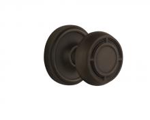 Nostalgic Warehouse 713553 - Nostalgic Warehouse Classic Rosette Privacy Mission Door Knob in Oil-Rubbed Bronze