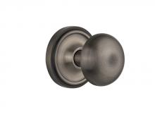 Nostalgic Warehouse 713570 - Nostalgic Warehouse Classic Rosette Privacy New York Door Knob in Antique Pewter