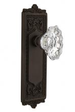 Nostalgic Warehouse 713630 - Nostalgic Warehouse Egg & Dart Plate Passage Chateau Door Knob in Oil-Rubbed Bronze