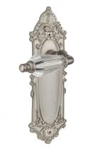 Nostalgic Warehouse 714114 - Nostalgic Warehouse Victorian Plate Passage Parlor Lever in Satin Nickel