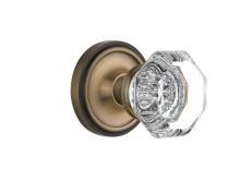 Nostalgic Warehouse 714562 - Nostalgic Warehouse Classic Rosette Privacy Waldorf Door Knob in Antique Brass