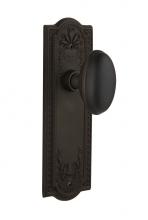 Nostalgic Warehouse 716544 - Nostalgic Warehouse Meadows Plate Privacy Homestead Door Knob in Oil-Rubbed Bronze