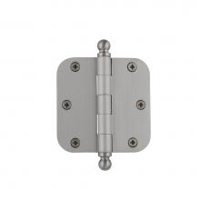 Nostalgic Warehouse 728355 - Nostalgic Warehouse 3.5'' Ball Tip Residential Hinge with 5/8'' Radius Corners