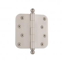 Nostalgic Warehouse 728367 - Nostalgic Warehouse 4'' Ball Tip Residential Hinge with 5/8'' Radius Corners i