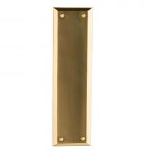 Nostalgic Warehouse 701021 - Nostalgic Warehouse New York Pushplate in Polished Brass