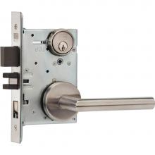 Omnia 2012SEW00L32D - Mortise Lockset ''Ew'' Lh US32D