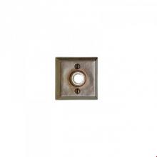 Rocky Mountain Hardware DBB E416 - Square Escutcheon Door Bell Button