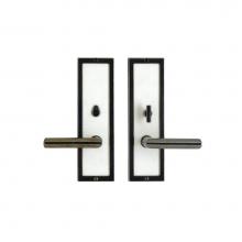 Rocky Mountain Hardware PR E117 x E116 MB - Designer Escutcheon Privacy Set