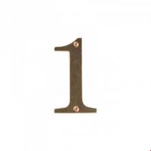 Rocky Mountain Hardware N4000 - Home Accessory House Number, ITC Bookman, 4'', 0