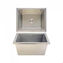 Rocky Mountain Hardware KS3622 - Plumbing Sink, Double Lago, S/R or UC, DBL bowl, apron frt