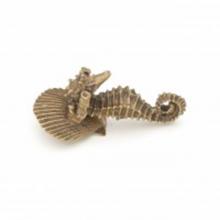 Schaub and Company 897-ED - Knob, Seahorse Pendant, Estate Dover, 1-1/4'' x 1-1/2'' dia