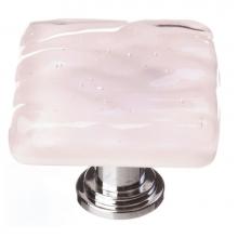 Sietto K-228-ORB - Glacier Rose Knob With Oil Rubbed Bronze Base