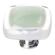 Sietto K-712-ORB - Reflective Spruce Green Knob With Oil Rubbed Bronze Base