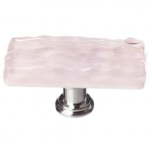 Sietto SLK-228-ORB - Skinny Glacier Rose Long Knob With Oil Rubbed Bronze Base