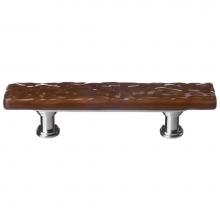 Sietto SP-209-ORB - Skinny Glacier Woodland Brown Pull With Oil Rubbed Bronze Base