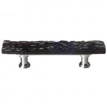 Sietto SP-213-ORB - Skinny Glacier Black Pull With Oil Rubbed Bronze Base