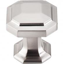 Top Knobs TK286BSN - Emerald Knob 1 1/8 Inch Brushed Satin Nickel