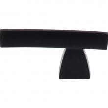 Top Knobs TK2BLK - Arched Knob/Pull 2 1/2 Inch Flat Black