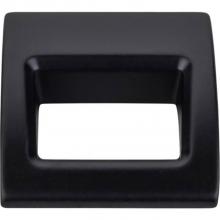 Top Knobs TK615BLK - Tango Finger Pull 1 1/8 Inch (c-c) Flat Black