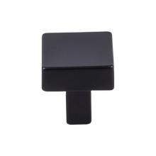 Top Knobs TK740BLK - Channing Knob 1 1/16 Inch Flat Black