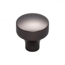 Top Knobs TK900AG - Kinney Knob 1 1/8 Inch Ash Gray