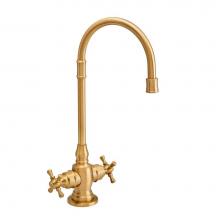 Waterstone 1552-PG - Waterstone Pembroke Bar Faucet - Cross Handles