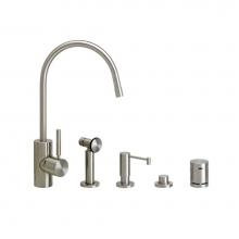 Waterstone 3800-4-WB - Parche Kitchen Faucet - 4Pc. Suite