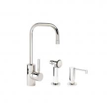 Waterstone 3925-2-PG - Waterstone Fulton Prep Faucet - 2pc. Suite