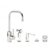 Waterstone 3925-4-WB - Fulton Prep Faucet - 4Pc. Suite