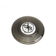 Waterstone 4070-WB - Traditional Hole Cover - Logo Button