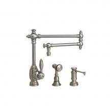 Waterstone 4100-18-2-WC - Towson Kitchen Faucet - 18'' Articulated Spout - 2Pc. Suite