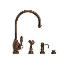 Waterstone 4300-3-PG - Waterstone Hampton Kitchen Faucet - 3pc. Suite